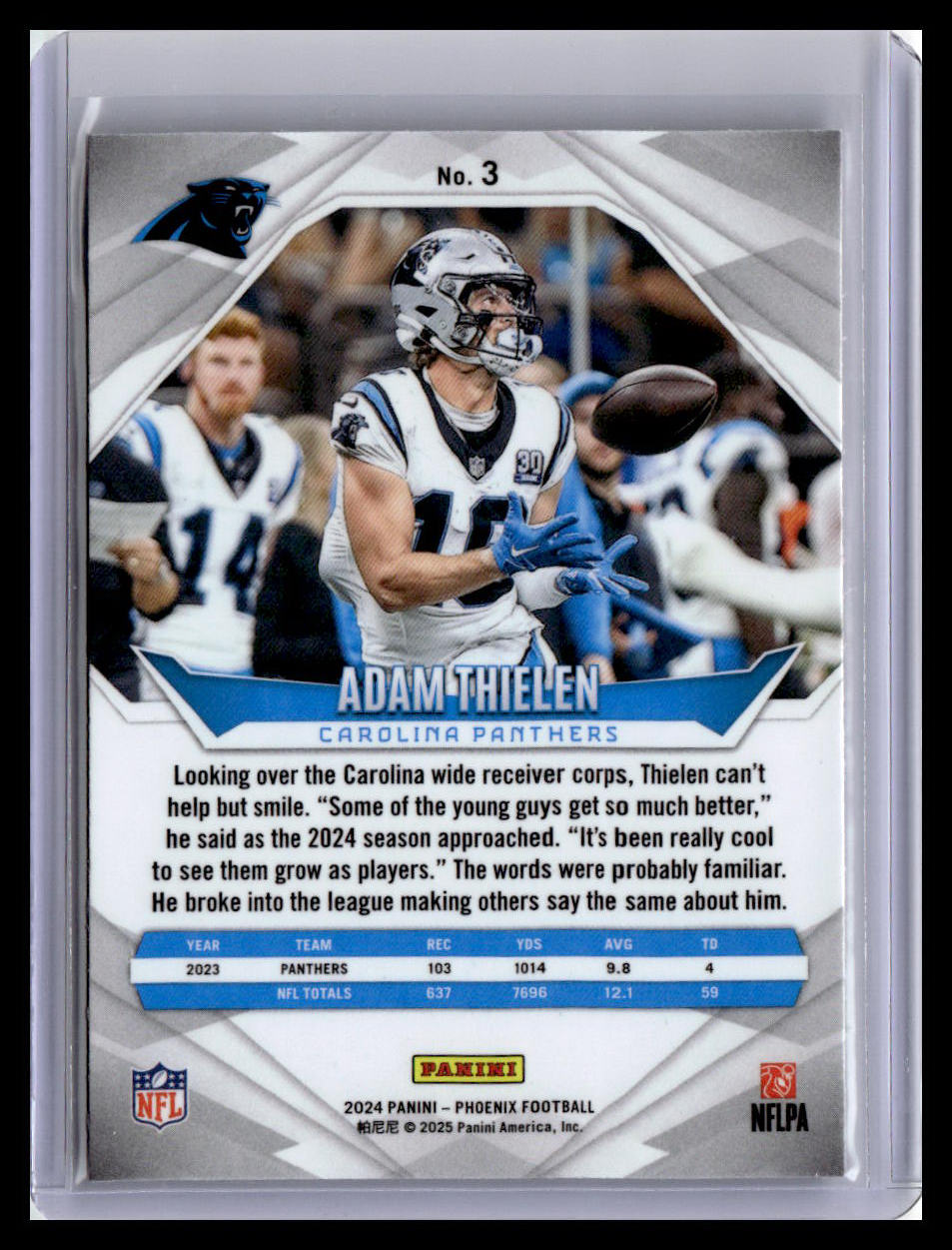 2024 Panini Phoenix #3 Adam Thielen