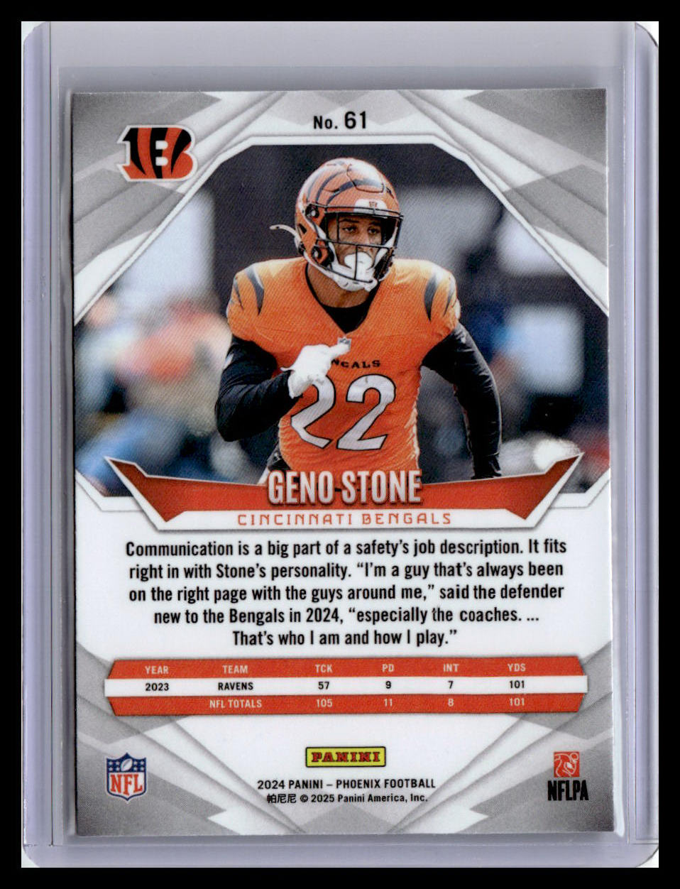 2024 Panini Phoenix #61 Geno Stone