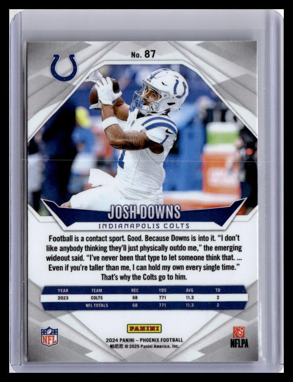 2024 Panini Phoenix #87 Josh Downs