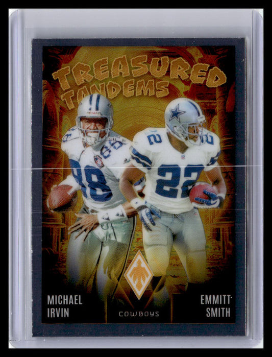 2024 Panini Phoenix #TT-DAL Emmitt Smith / Michael Irvin Treasured Tandems