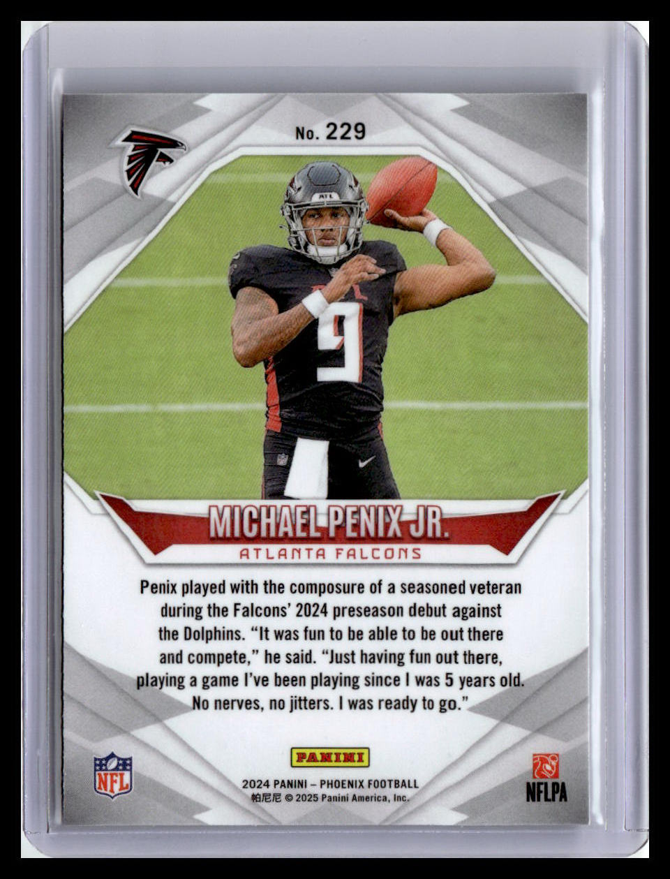 2024 Panini Phoenix #229 Michael Penix Jr.