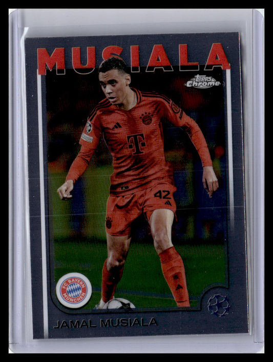 2024-25 Topps Chrome UEFA Club Competitions #42 Jamal Musiala