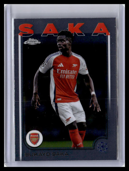 2024-25 Topps Chrome UEFA Club Competitions #77 Bukayo Saka