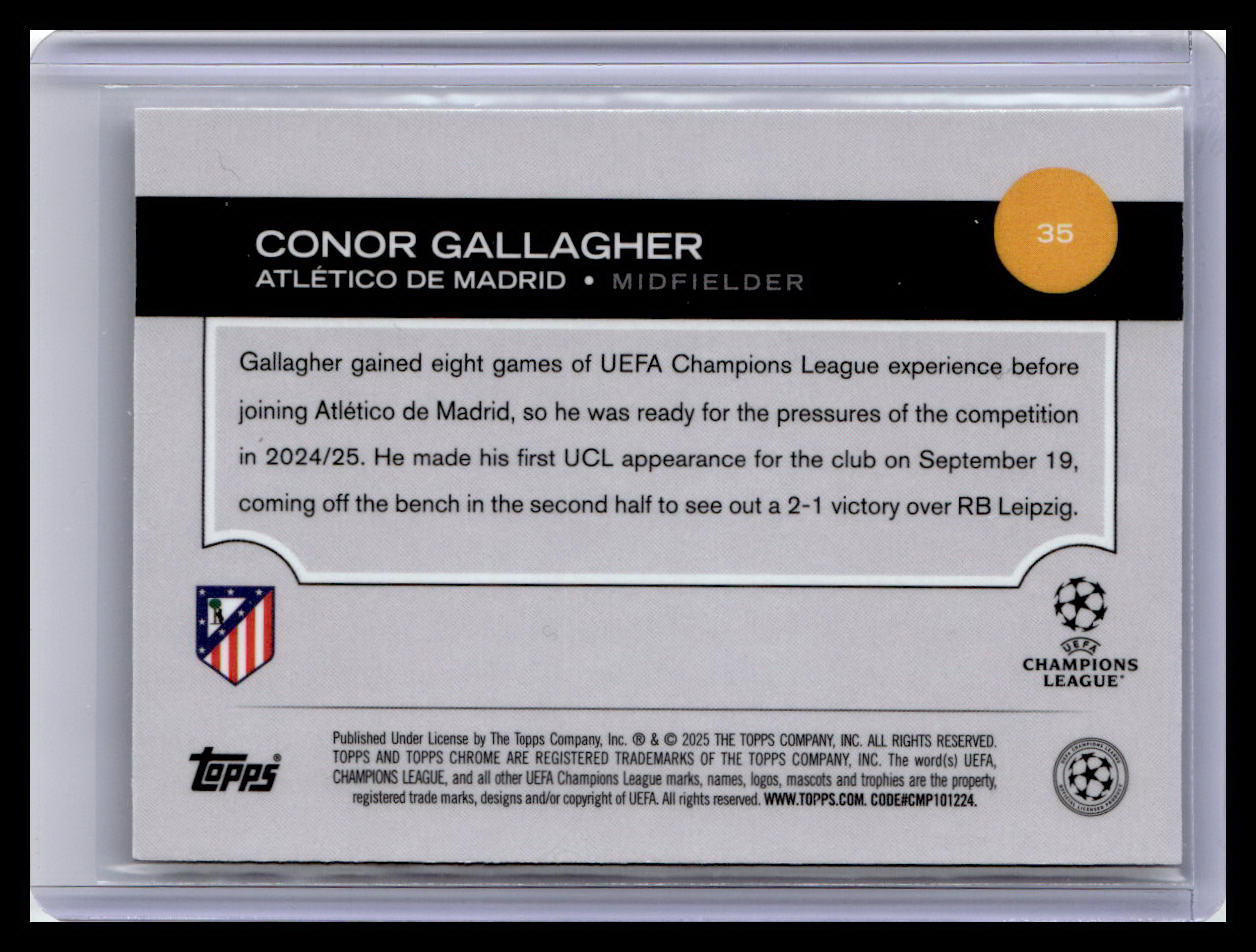 2024-25 Topps Chrome UEFA Club Competitions #35 Conor Gallagher