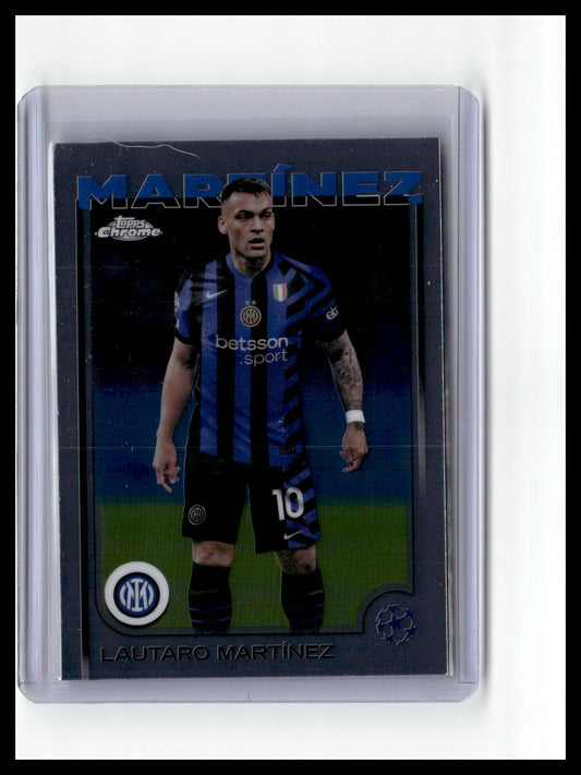 2024-25 Topps Chrome UEFA Club Competitions #50 Lautaro Martínez