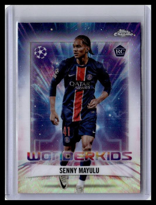 2024-25 Topps Chrome UEFA Club Competitions #WK-15 Senny Mayulu Wonderkids
