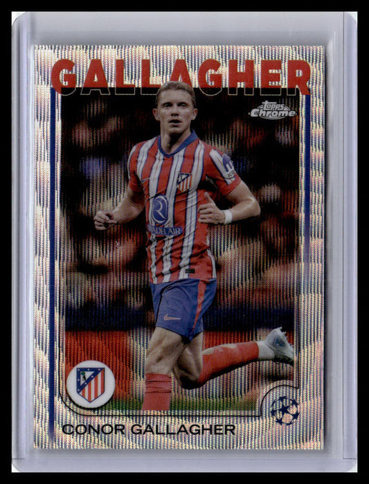 2024-25 Topps Chrome UEFA Club Competitions #35 Conor Gallagher Wave Refractor