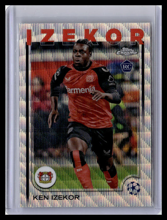 2024-25 Topps Chrome UEFA Club Competitions #75 Ken Izekor Wave Refractor