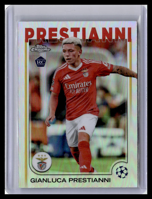 2024-25 Topps Chrome UEFA Club Competitions #36 Gianluca Prestianni