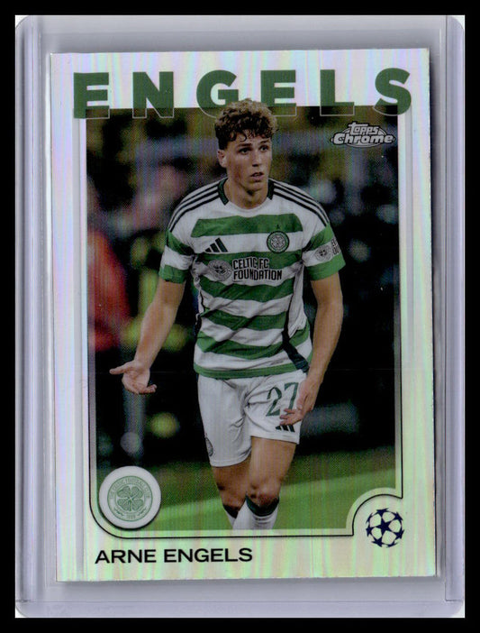 2024-25 Topps Chrome UEFA Club Competitions #151 Arne Engels Refractor
