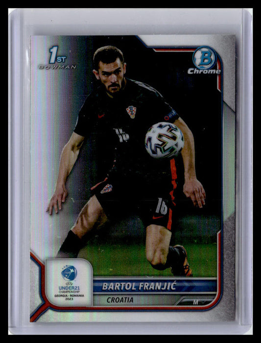 2022 Bowman Chrome Road to UEFA U21 Euros #63 Bartol Franjic