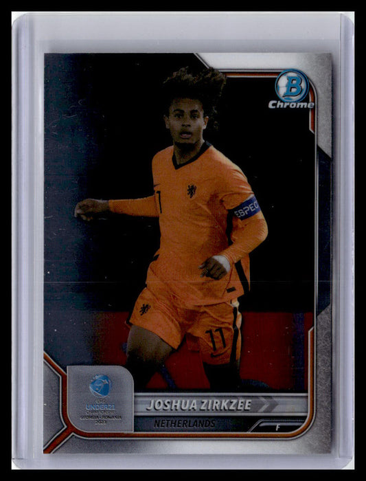 2022 Bowman Chrome Road to UEFA U21 Euros #149 Joshua Zirkzee