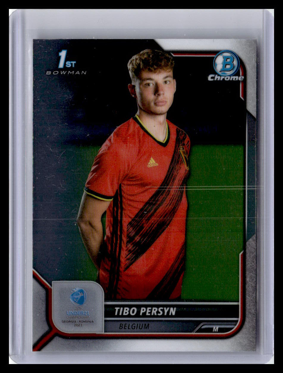 2022 Bowman Chrome Road to UEFA U21 Euros #6 Tibo Persyn