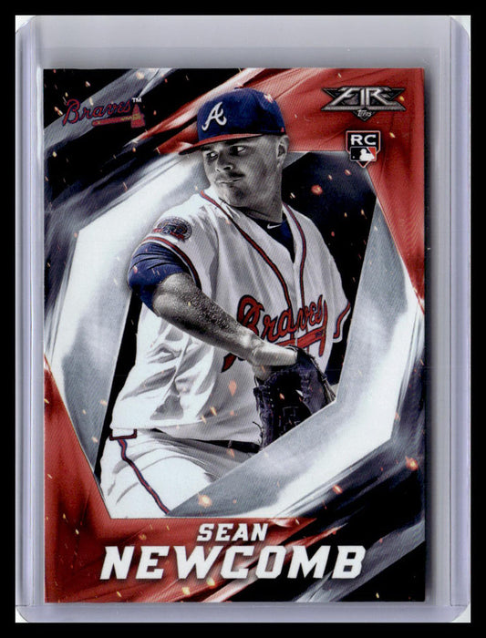 2017 Topps Fire #7 Sean Newcomb