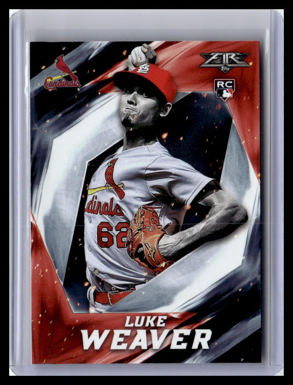2017 Topps Fire #154 Luke Weaver