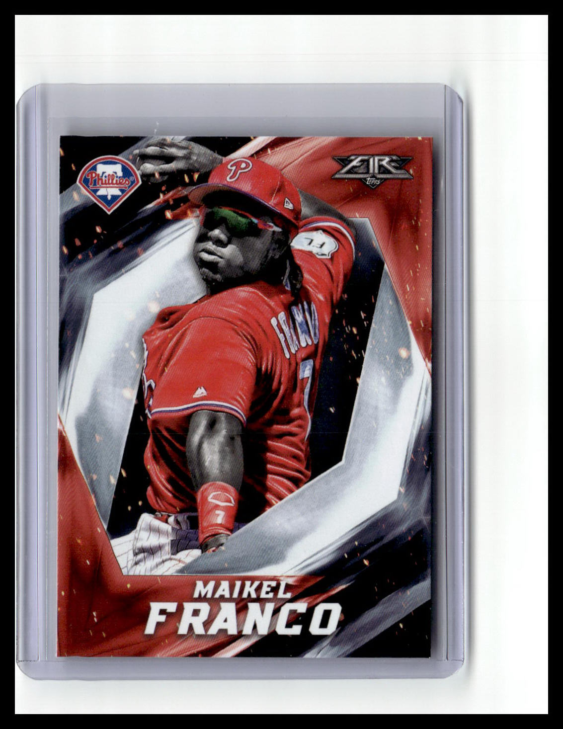 2017 Topps Fire #98 Maikel Franco