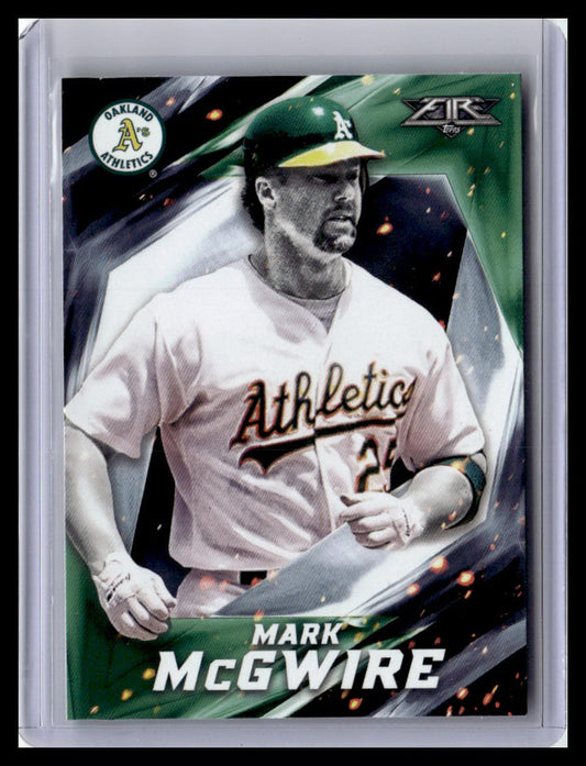 2017 Topps Fire #22 Mark McGwire