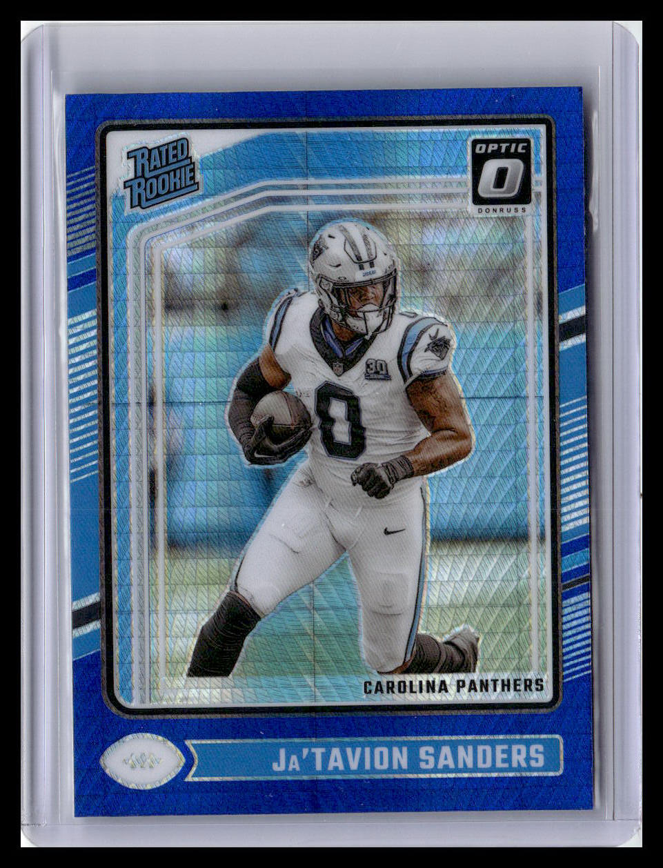 2024 Donruss Optic #244 Ja'Tavion Sanders Blue Hyper