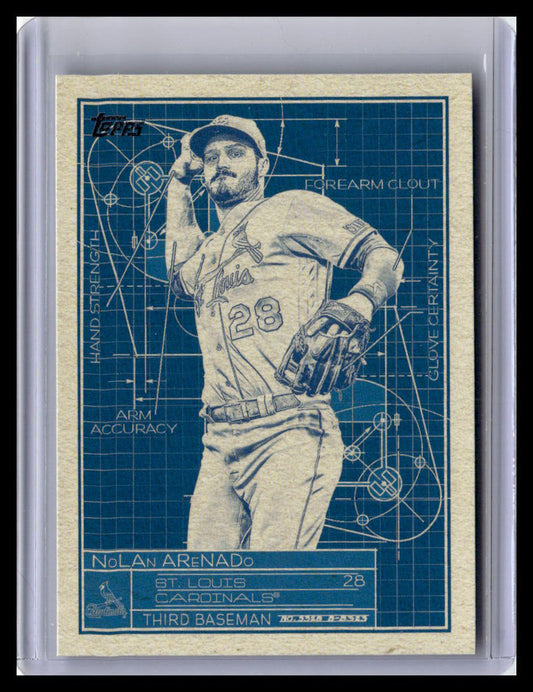 2024 Topps #SB-24 Nolan Arenado Superstar Blueprint Blue