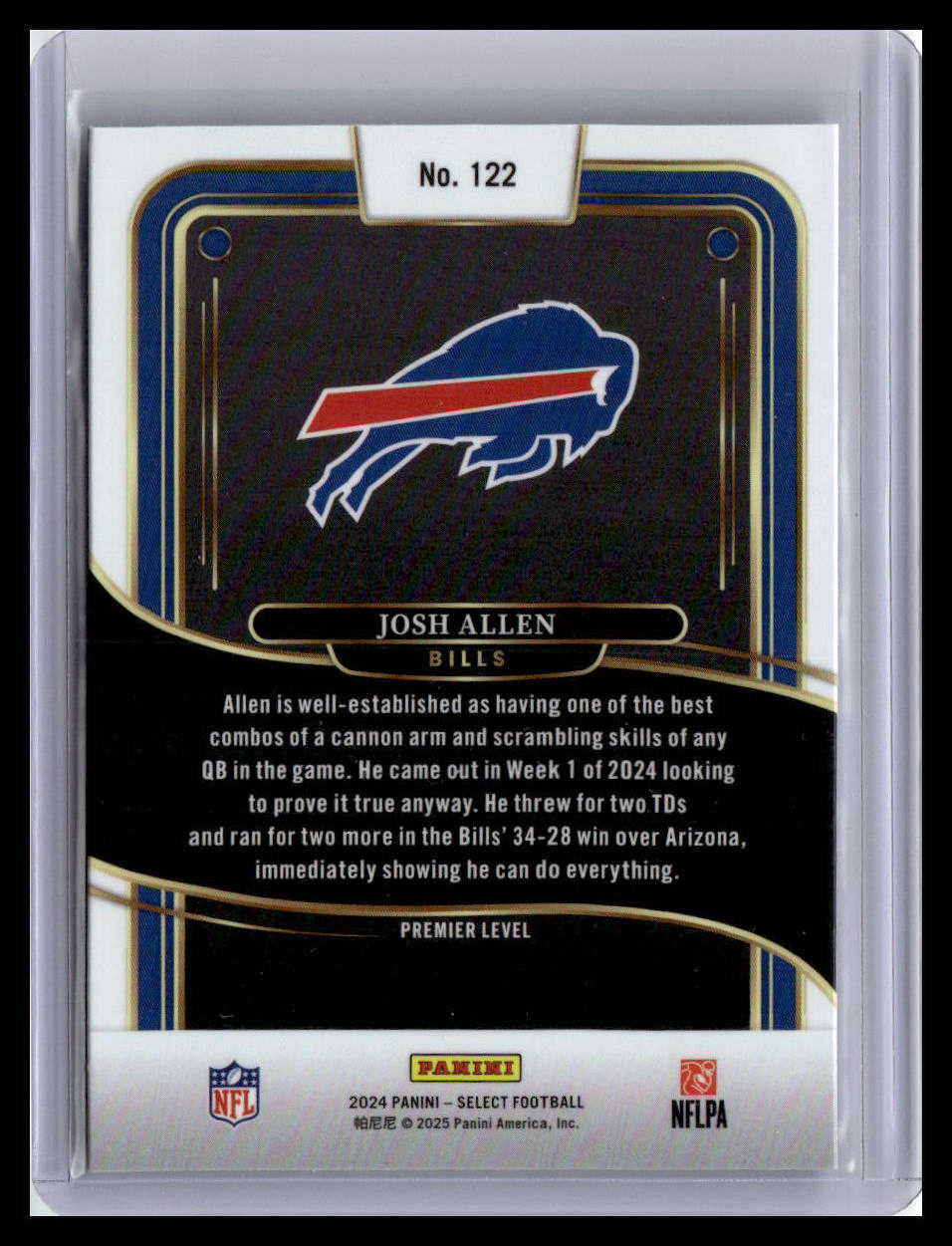 2024 Panini Select #122 Josh Allen