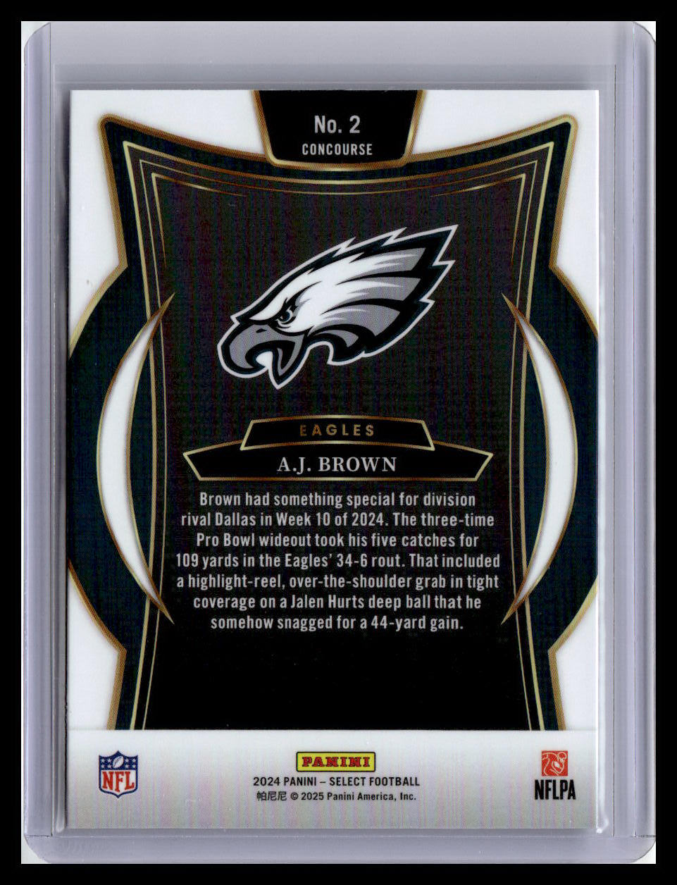 2024 Panini Select #2 A.J. Brown