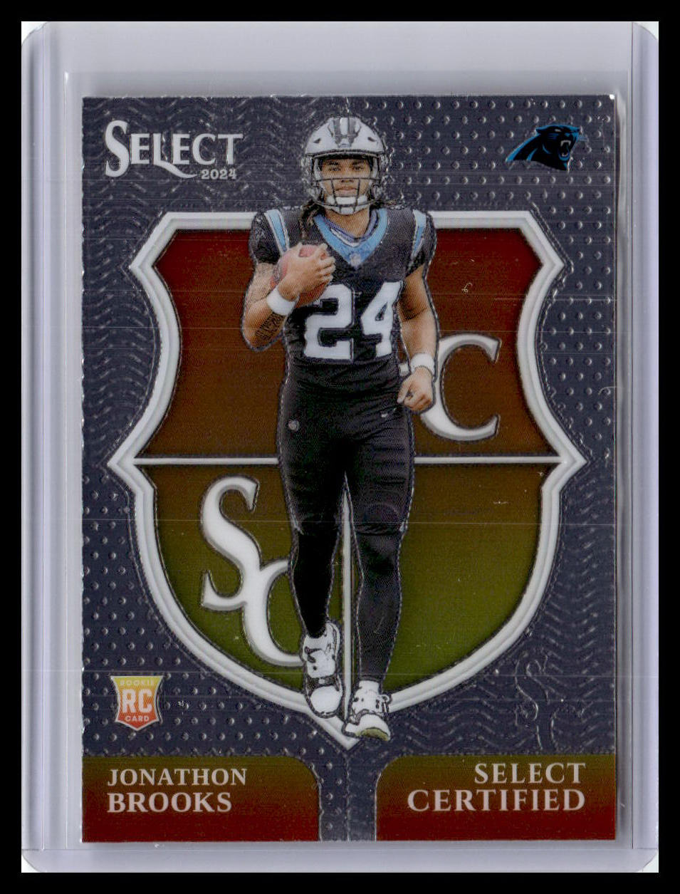 2024 Panini Select #17 Jonathon Brooks Select Certified Rookies