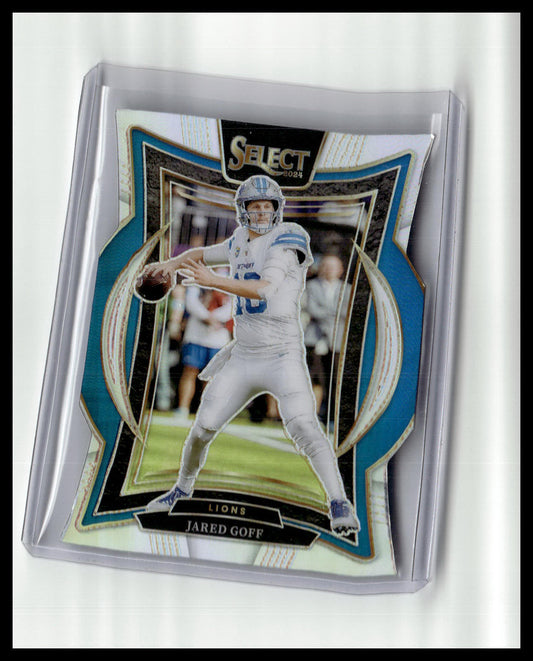 2024 Panini Select #36 Jared Goff Silver Prizm Die Cut