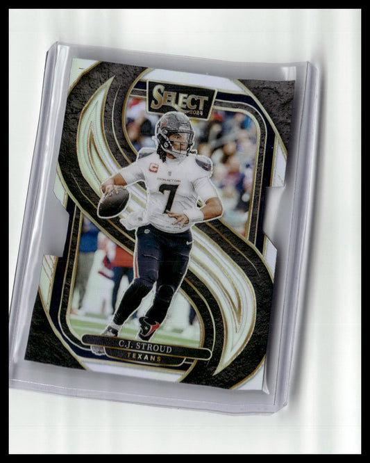 2024 Panini Select #128 C.J. Stroud Silver Prizm Die Cut