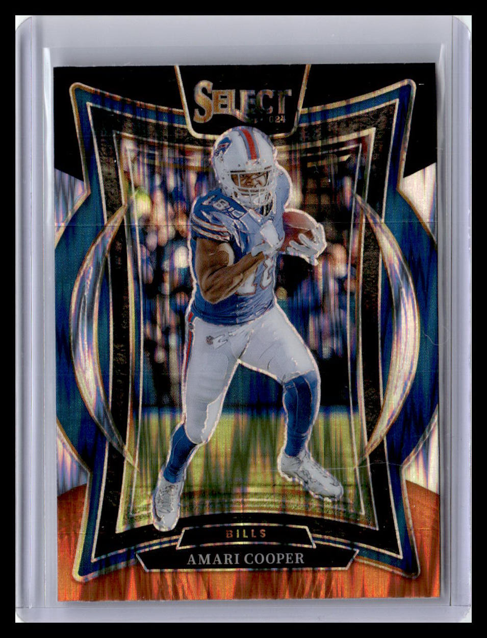 2024 Panini Select #5 Amari Cooper Black & Orange Prizm Shock
