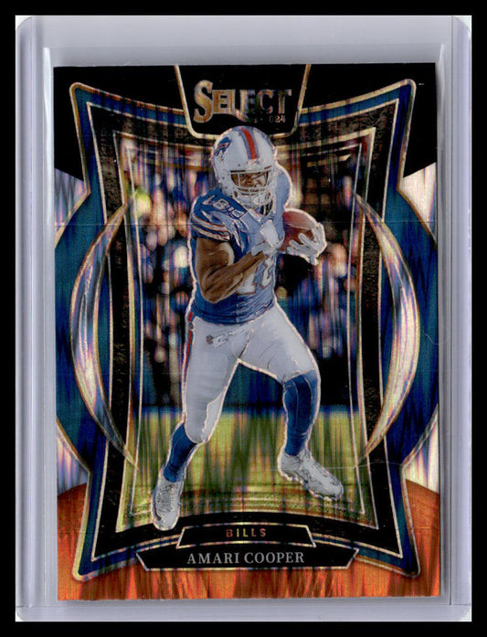 2024 Panini Select #5 Amari Cooper Black & Orange Prizm Shock