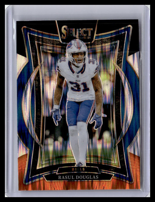 2024 Panini Select #89 Rasul Douglas Black & Orange Prizm Shock