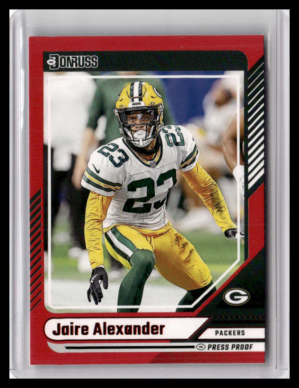 2024 Donruss #158 Jaire Alexander Press Proof Red