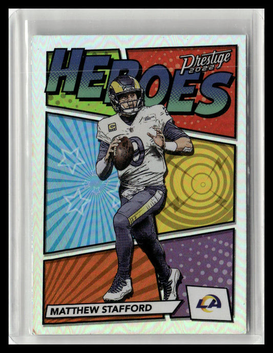 2022 Panini Prestige #H-7 Matthew Stafford Heroes