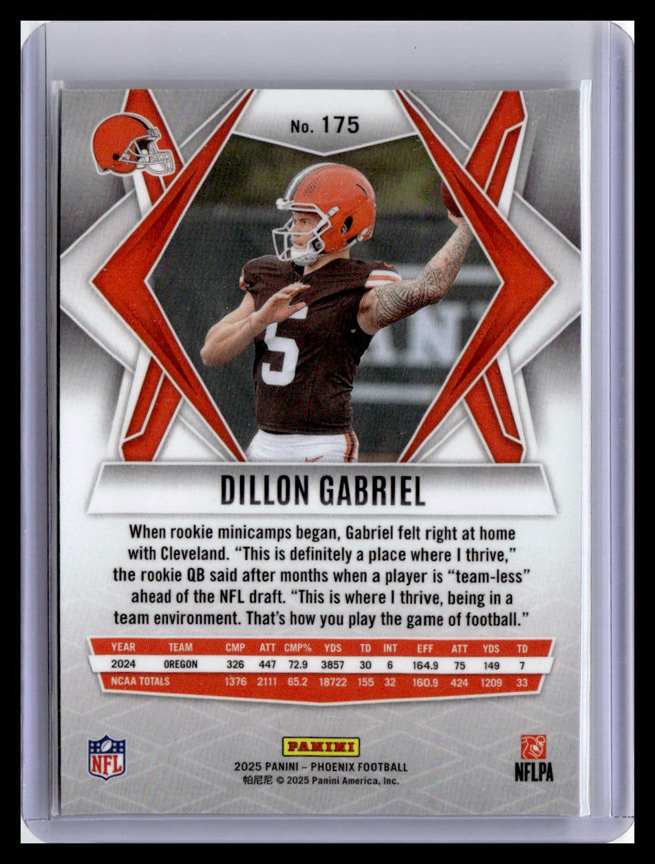 2025 Panini Phoenix #175 Dillon Gabriel