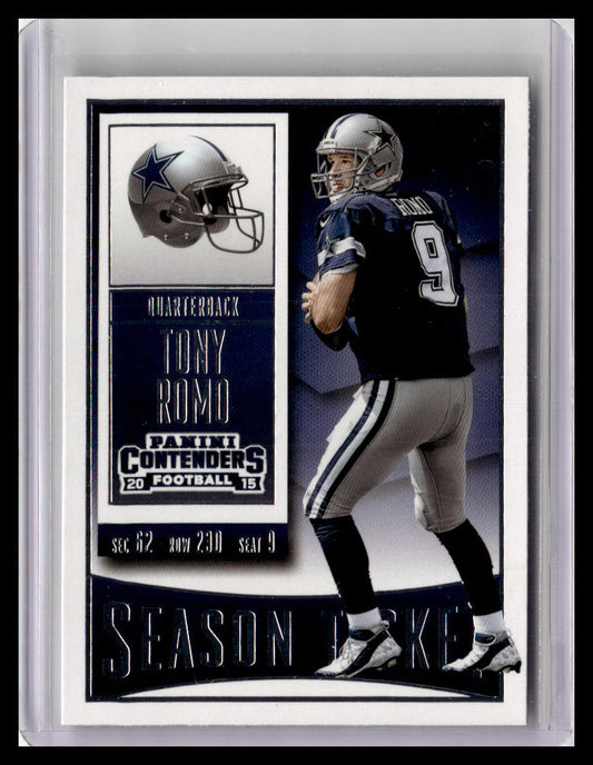 2015 Panini Contenders #87 Tony Romo