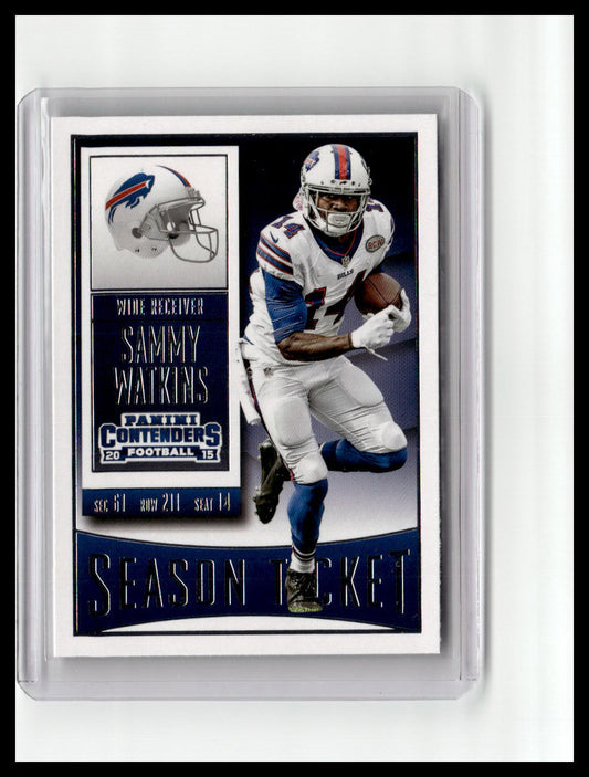 2015 Panini Contenders #73 Sammy Watkins Season Ticket