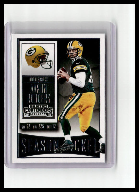 2015 Panini Contenders #66 Aaron Rodgers Season Ticket