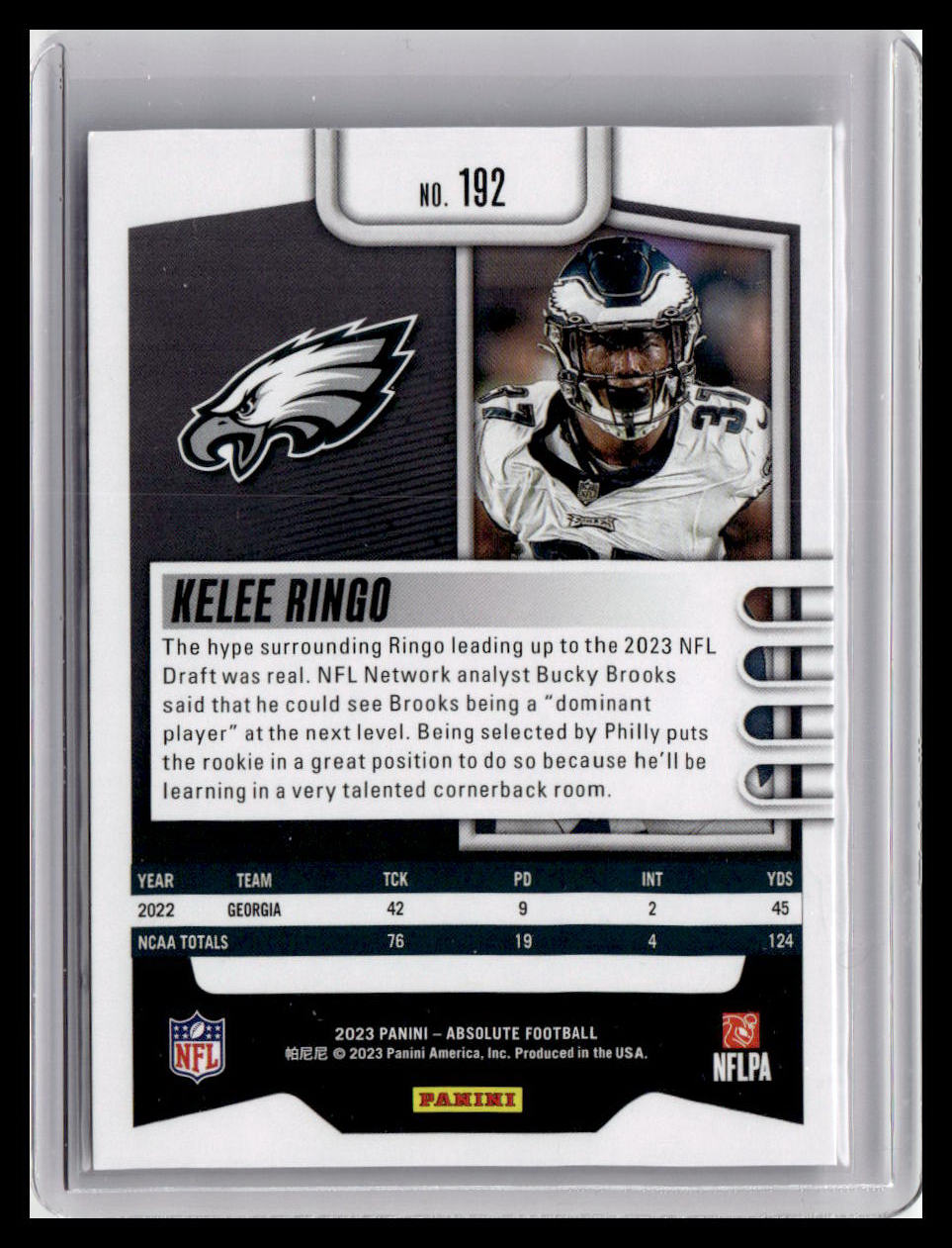 2023 Panini Absolute #192 Kelee Ringo Retail