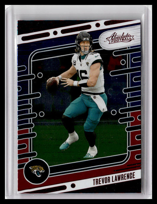 2024 Panini Absolute #48 Trevor Lawrence Red and Blue