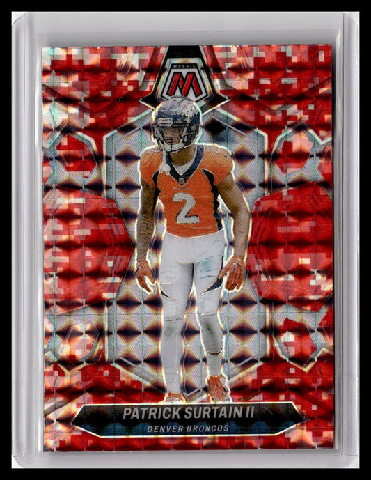 2024 Panini Mosaic #70 Patrick Surtain II Mosaic Camo Red