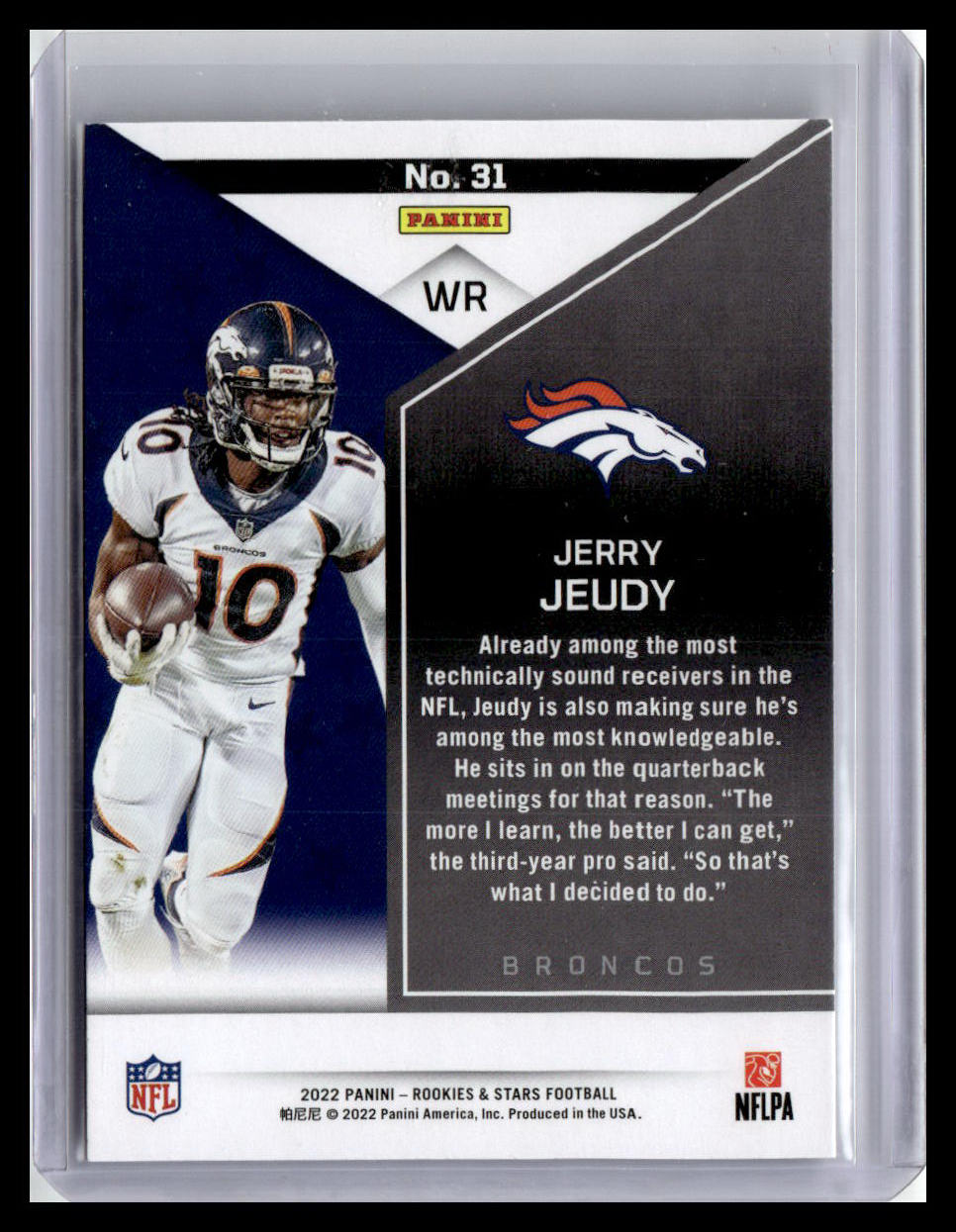 2022 Panini Rookies & Stars #31 Jerry Jeudy