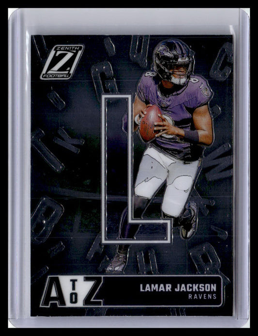 2024 Panini Zenith #12 Lamar Jackson A to Z