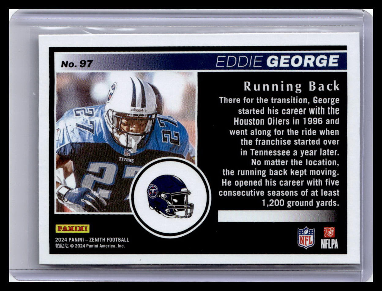 2024 Panini Zenith #97 Eddie George