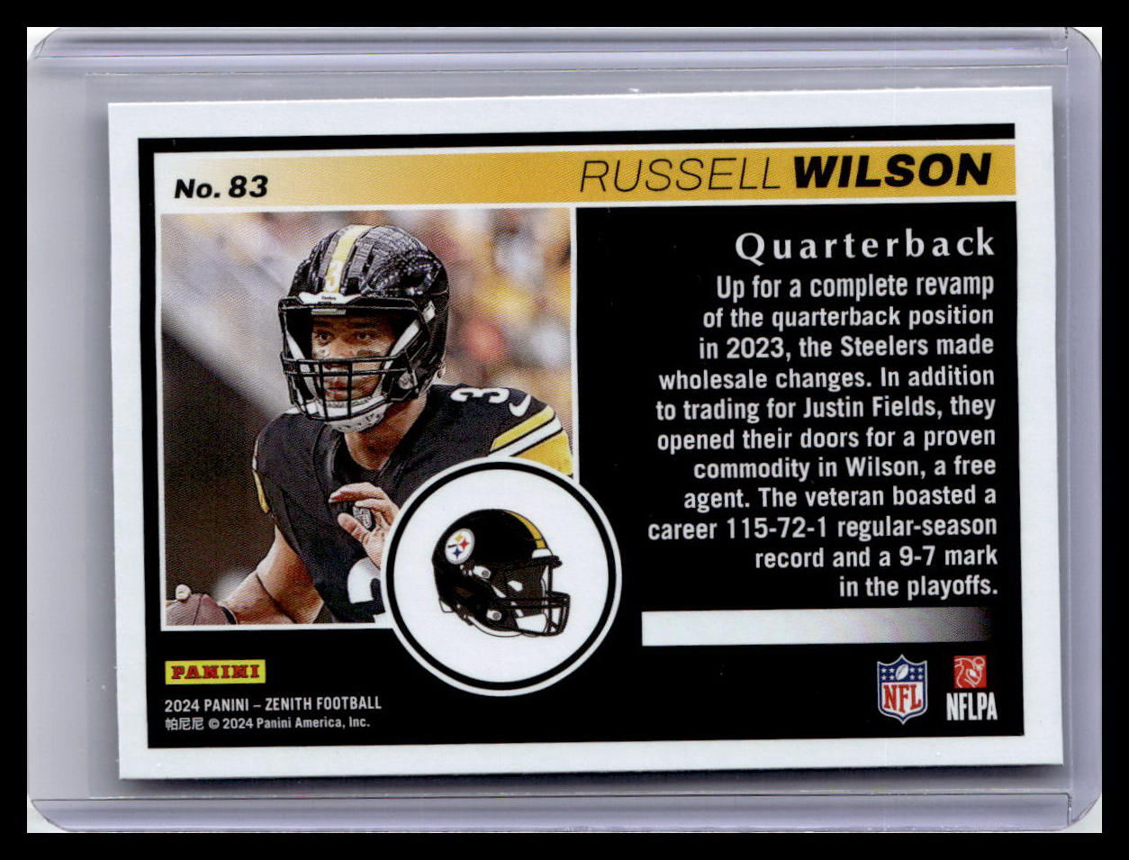 2024 Panini Zenith #83 Russell Wilson