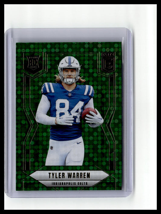 2025 Donruss Elite #119 Tyler Warren Green Disco