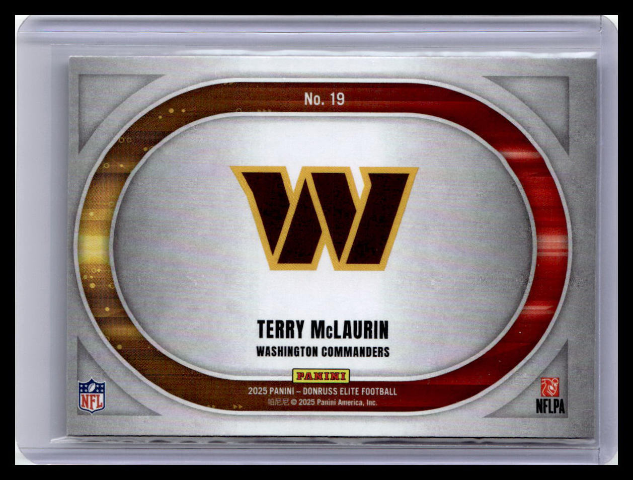 2025 Donruss Elite #19 Terry McLaurin Full Throttle Green