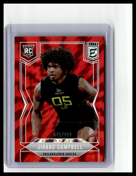 2025 Donruss Elite #198 Jihaad Campbell Red Shock 21/999