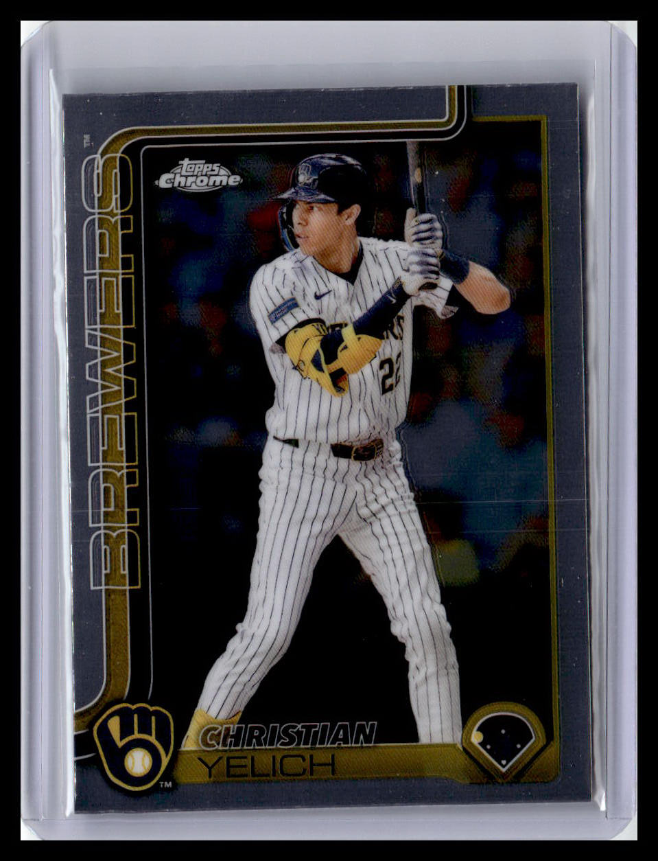 2024 Topps Chrome Black #89 Christian Yelich