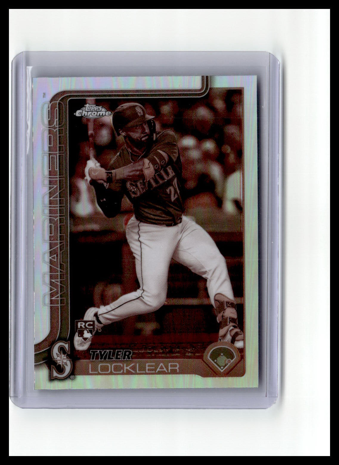 2025 Topps Chrome #41 Tyler Locklear Sepia Refractors