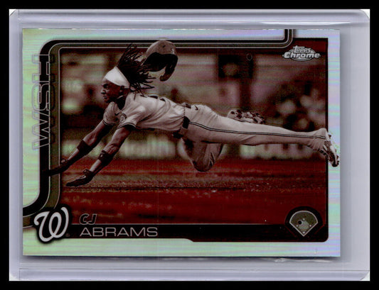 2025 Topps Chrome #176 CJ Abrams Sepia Refractors